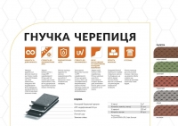 Гнучка Бітумна черепиця SHINGLES Hexagonal Сота сіра